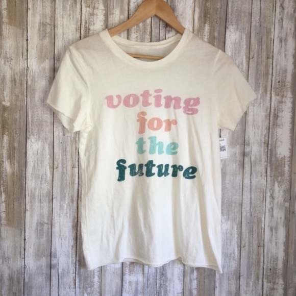 Grayson Threads Tops - Grayson Thread White Voting For The Future Tee
